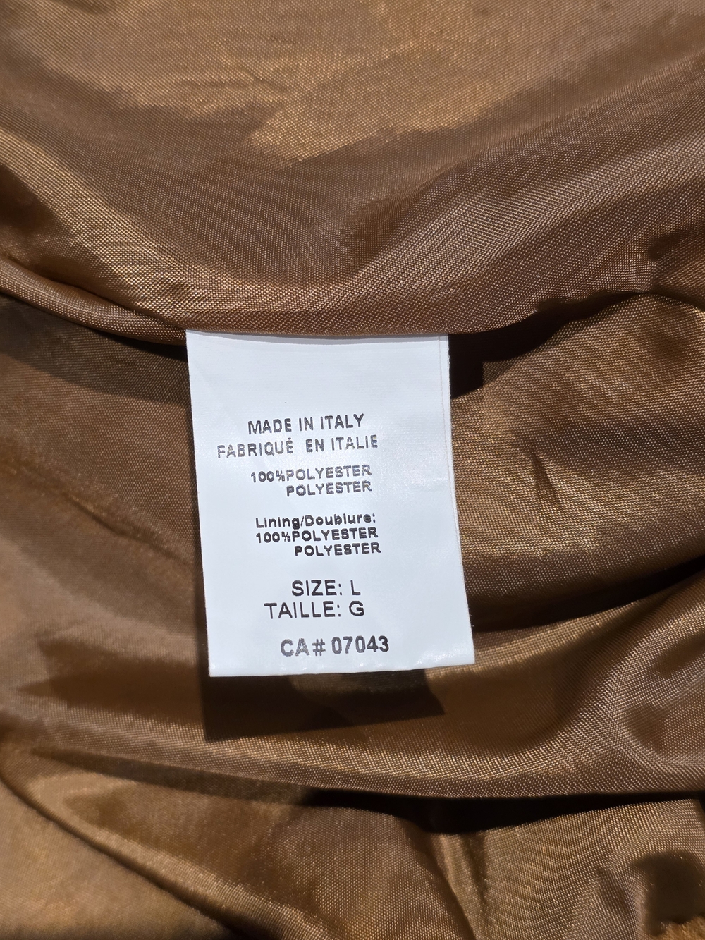 Italian Made Zip-Front Jacket - Picture 6 of 6
